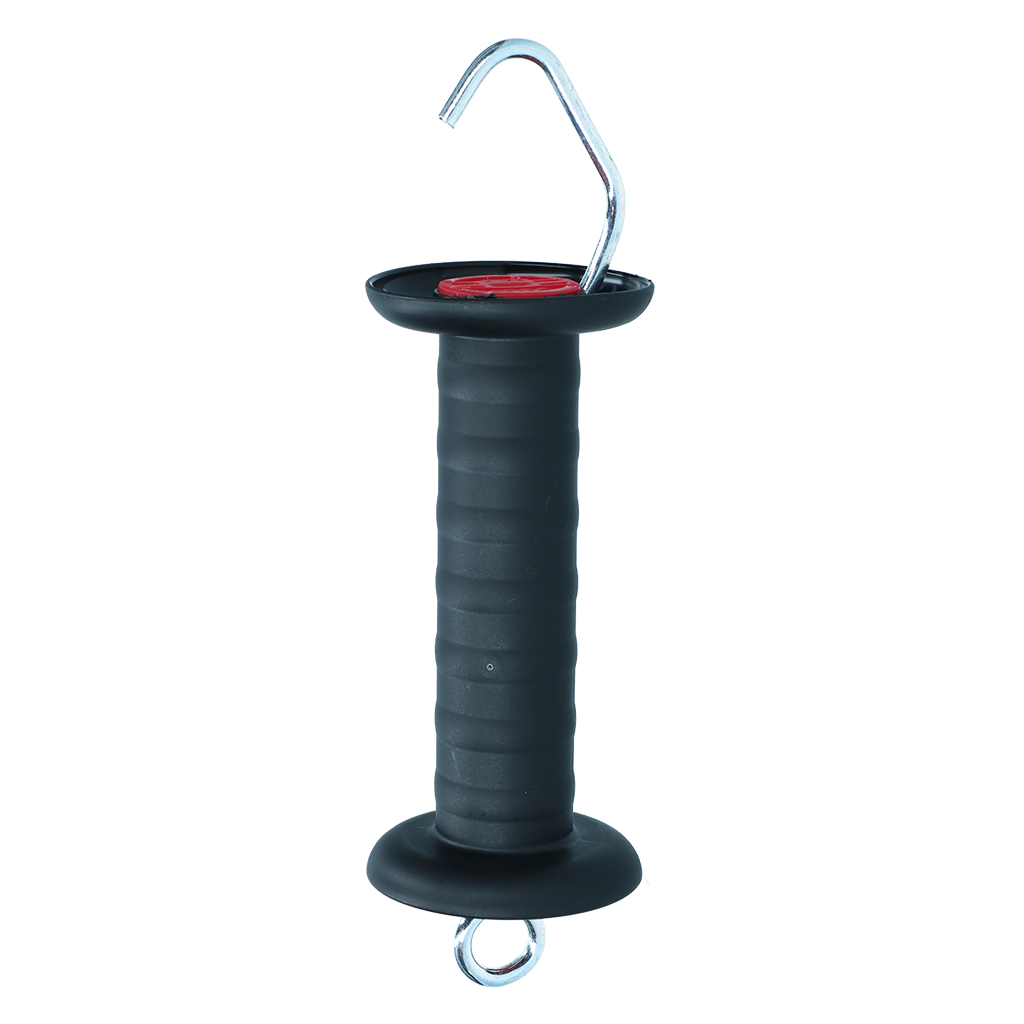 Poortgreep met Extra Grote Haak, Zwart – ZoneGuard Basic Poignée de portail avec grand crochet, noire – ZoneGuard Basic