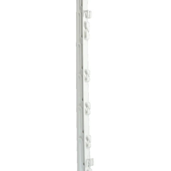 Piquet de clôture en plastique, 105 cm, blanc – ZoneGuard