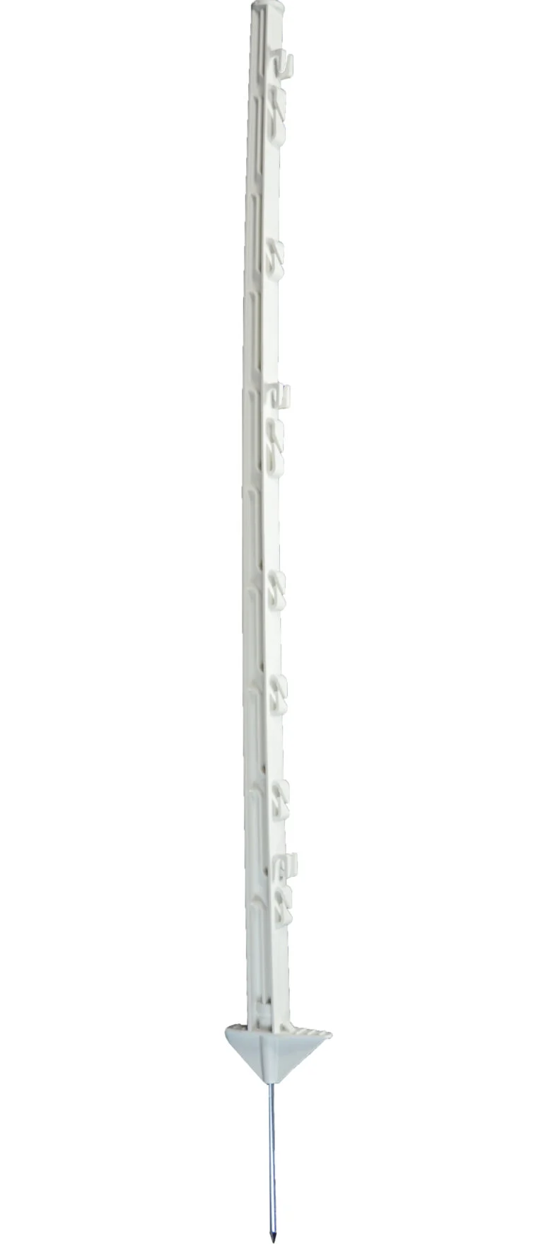Piquet de clôture en plastique, 105 cm, blanc – ZoneGuard