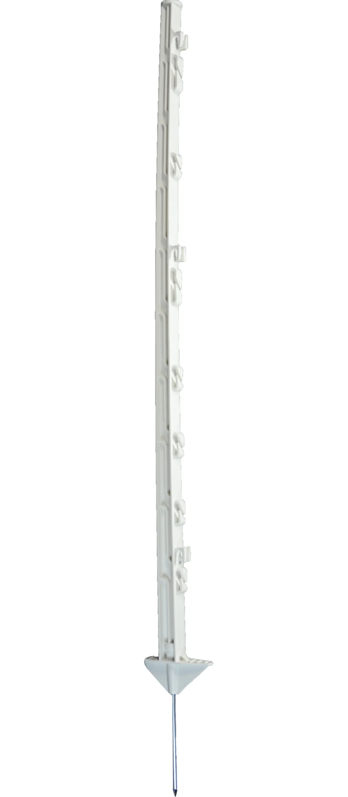 Piquet de clôture en plastique, 105 cm, blanc – ZoneGuard – Image 1