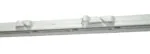 Piquet à enfoncer en plastique, 150 cm, blanc – ZoneGuard – Image 2