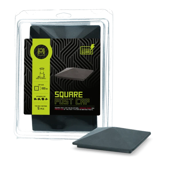 Chapeau de poteau carré 100 mm – ZoneGuard