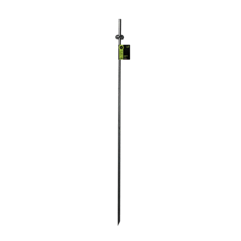 Piquet de terre galvanisé avec pince, 1 m – ZoneGuard