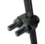 Piquet de terre galvanisé avec pince, 1 m – ZoneGuard – Image 2