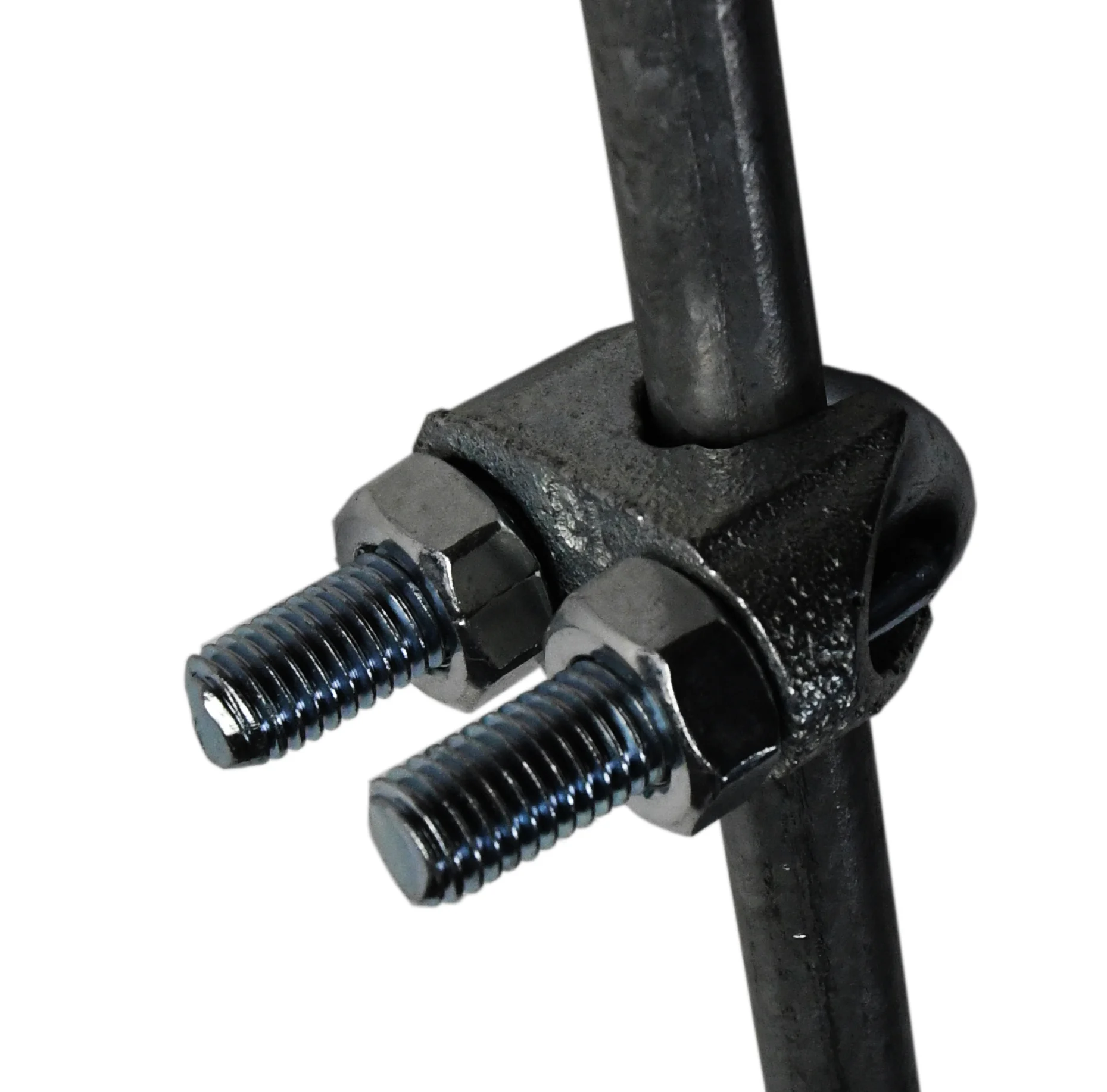 Piquet de terre galvanisé avec pince, 1 m – ZoneGuard – Image 2