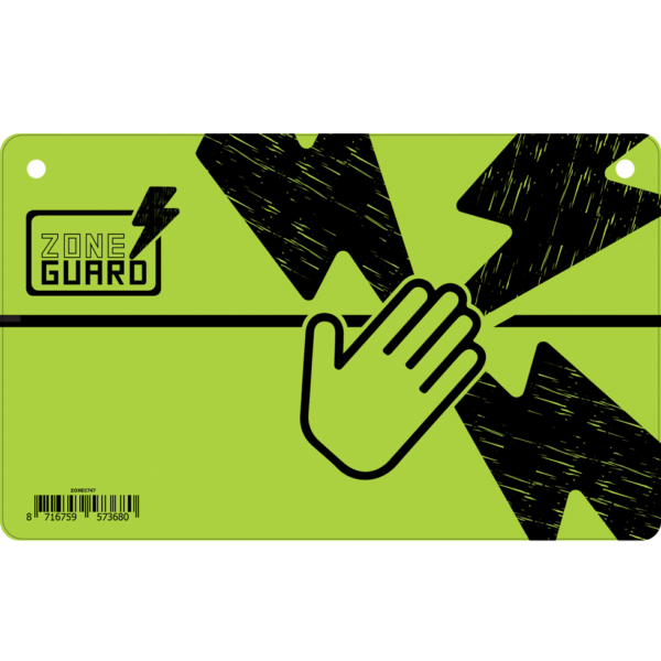 Panneau de danger : clôture électrique – ZoneGuard