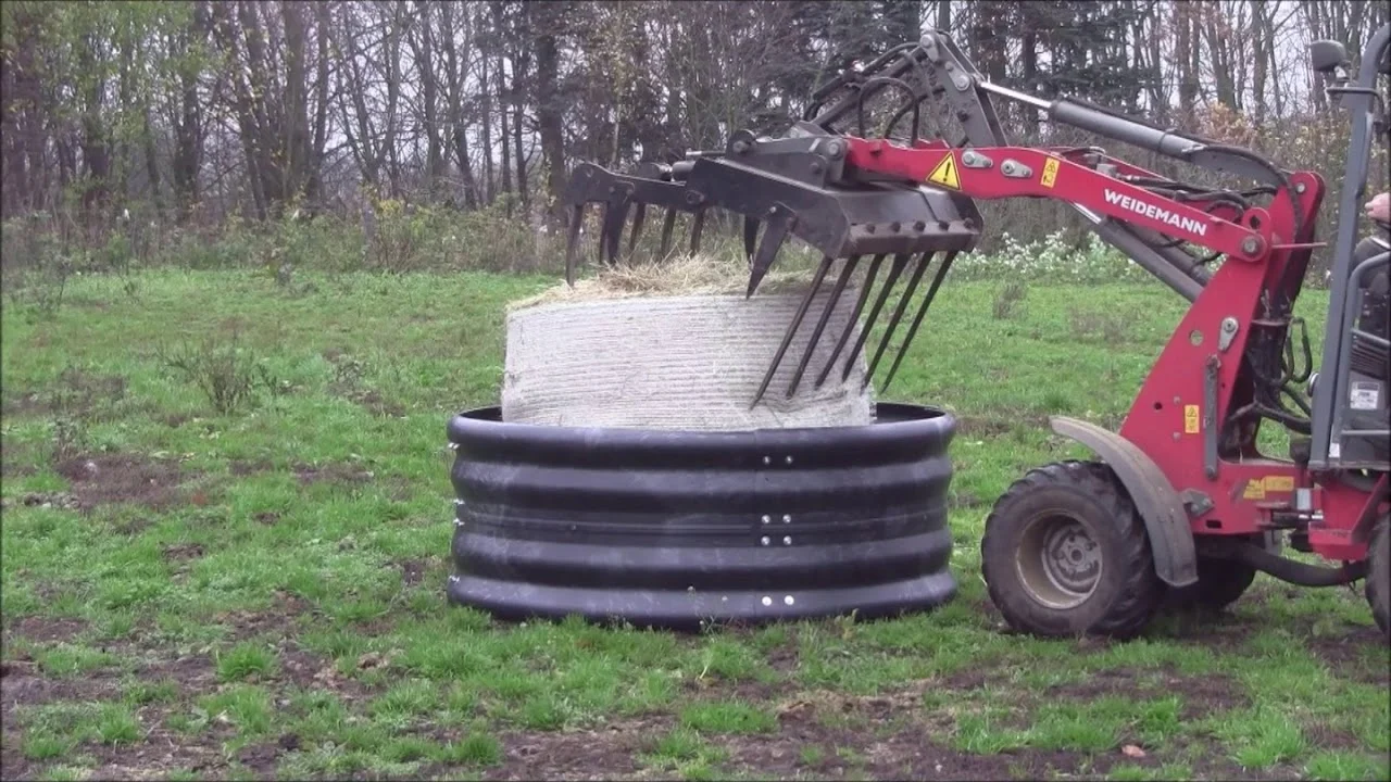Râtelier circulaire à foin pour chevaux et bovins, ø 200 cm – Ok-Plast Hooi Ring Feeder – Image 2