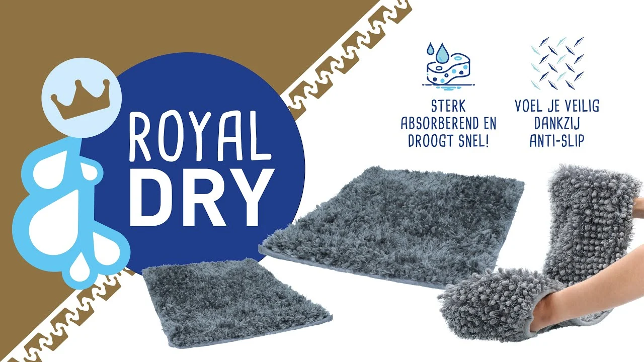Paillasson pour chien en microfibre absorbante, 66 x 91 cm – Royal Dry – Image 5