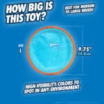 Frisbee pour chien flottant, Ø 25 cm – Chuckit! Paraflight L – Image 3