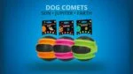 Balle rebondissante orange pour chien, 14 cm – Dog Comets Planets – Image 4