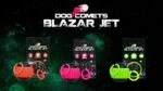 Balle pour chien avec cordelette rétractable rose – Dog Comets Blazar Jet – Image 4